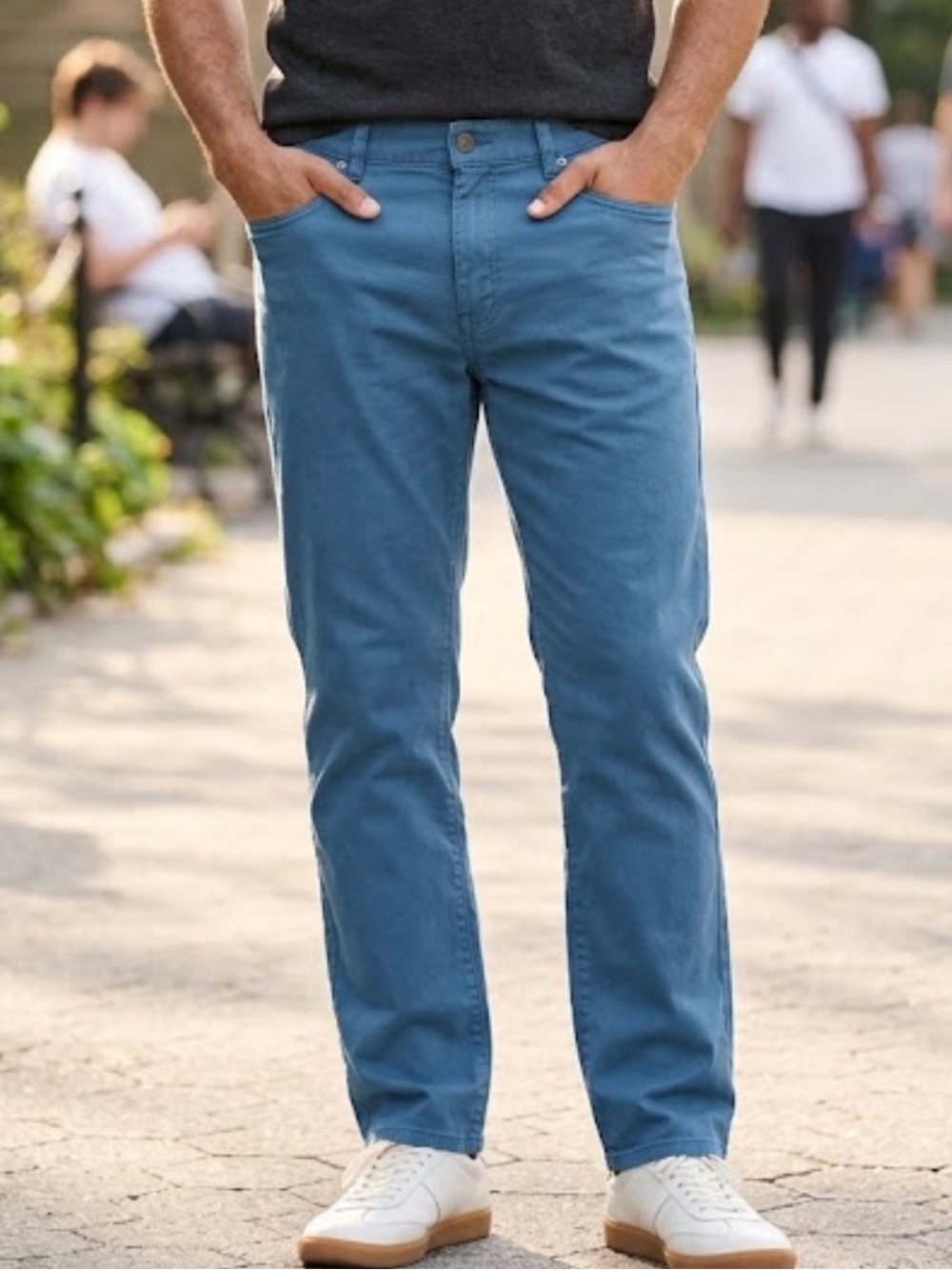 Peter Millar Crown Collection Golf Pants Men’s 38 Blue Stretch 5-Pocket Academia